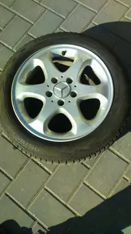 Vand jante aliaj pe 16".Mercedes Benz C Class 200 CDI.Jante metal pe 15".